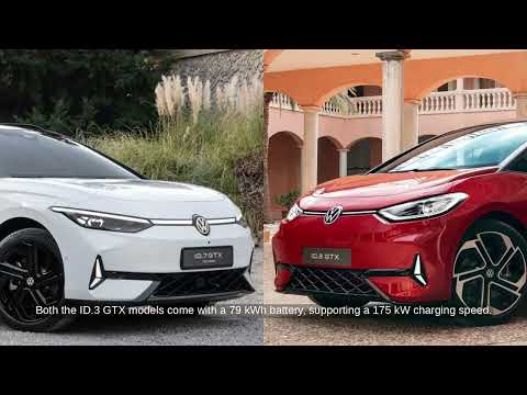 Volkswagen ID.3 & ID.7 GTX: More Power, Sporty Design Revealed