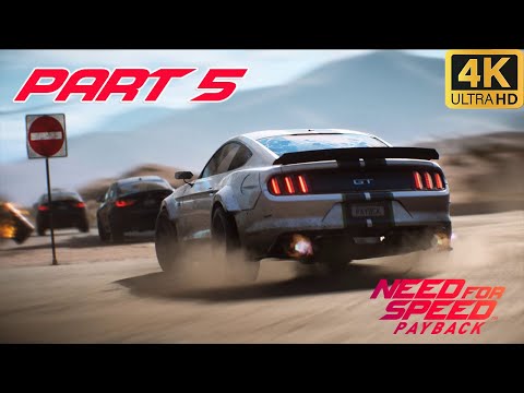 Need for Speed Payback Gameplay Walkthrough Part 5 [4K 60FPS PS5] - No Commentary