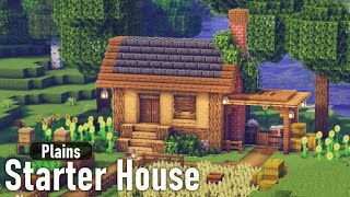 🏡Tutorial | Small and Easy Starter House | Minecraft!