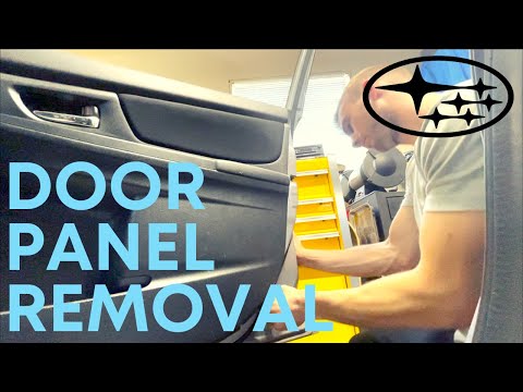 Subaru Impreza door panel removal