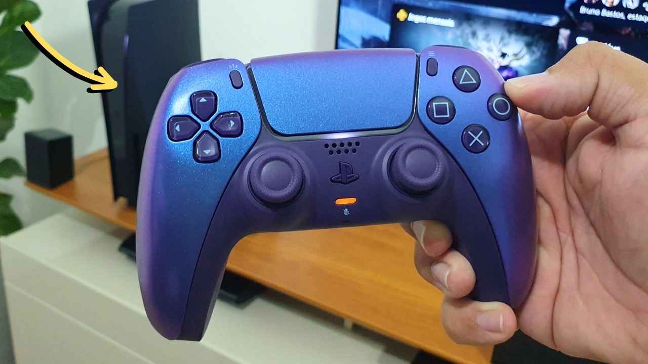Comprei o Controle de PS5 DUALSENSE CHROMA INDIGO - UNBOXING e PRIMEIRAS IMPRESSÕES!