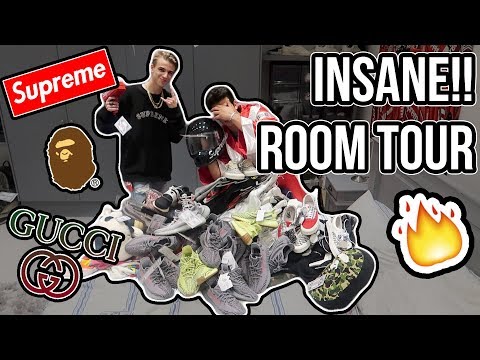 THE UK'S BIGGEST HYPEBEAST ROOM TOUR COLLECTION!! (INSANE)