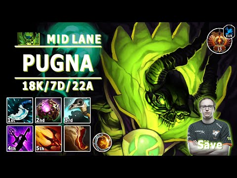 Pugna Mid Lane | 7.32b | VP.Save Pos 2 Pugna Play | Dota 2 Immortal Gameplay