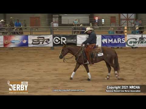 SJR Smooth Lil Oak shown by Kyle L  Noyce - 2021 DT Horses Western Derby-Open Hackamore