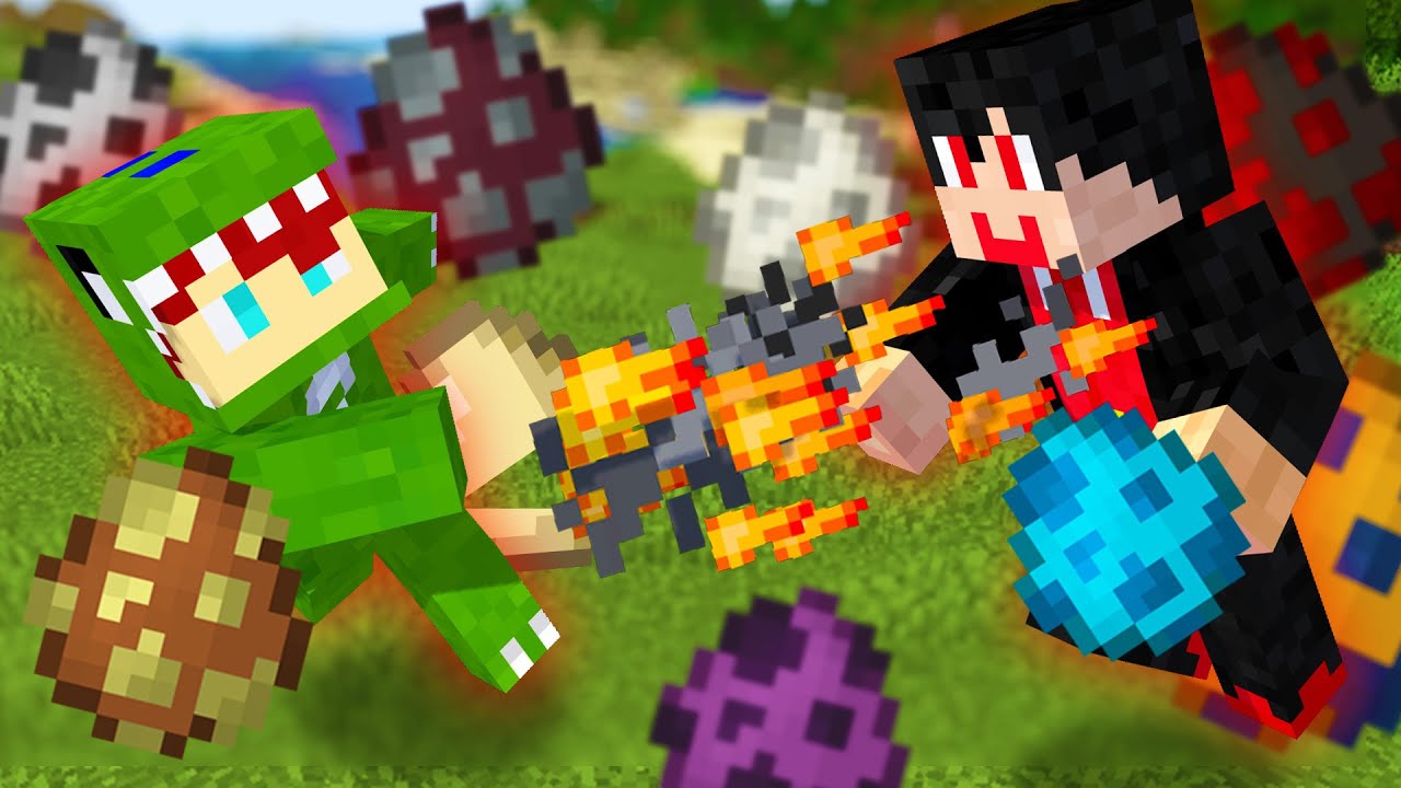 いろんな“卵”を投げまくって戦うバトロワがカオスすぎたwww【マインクラフト】