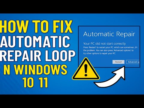 How To Fix Automatic Repair Loop and Startup Repair in Windows 10 11