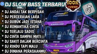 Download lagu DJ SLOW FULL BASS TERBARU 2024 - 2026 AND4I TAK BERPISAH • PERCERAIAN LARA 🍇 DJ TIKTOK TERBARU 2024 mp3