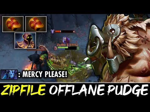 ZIPFILE DESTROYs SAFELANE CARRY RIKI with Magic Resist Build | Genius Pudge