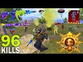 96 Kills NEW SEASON SUPER AGRESSIVE RUSH GAMEPLAY Pubg Mobile