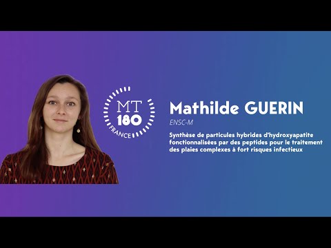 Mathilde GUERIN, 1er prix du concours "Ma thèse en 180 secondes" - Occitanie-Méditerranée 2021
