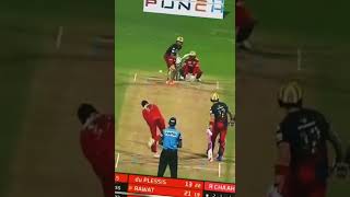 rahul chahar bowled anuj rawat #TATAipl2022 #rcb🆚bpks