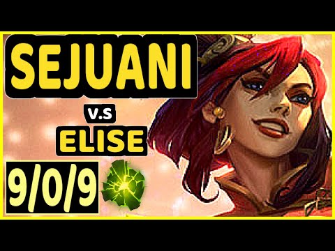 LDLC Djoko (SEJUANI) vs ELISE - 9/0/9 KDA JUNGLE GAMEPLAY - EUW Ranked GRANDMASTER