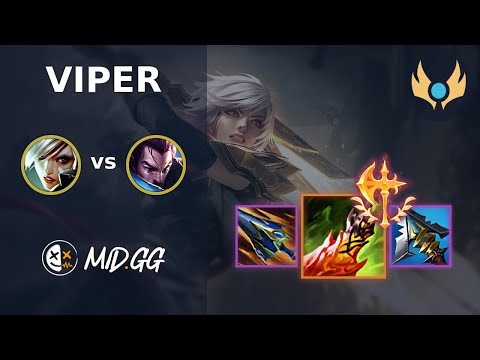 MID.GG: [ Viper ] Riven MID vs Yasuo | NA CHALLENGER | LOL Season 2025