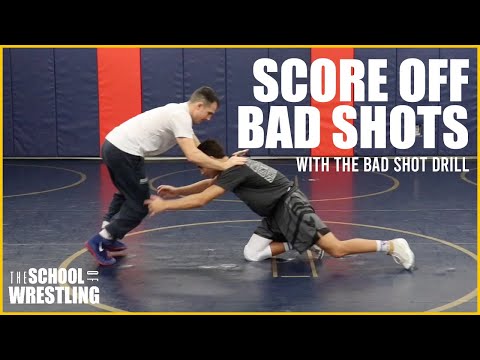 Score Off Bad Shots With The Bad Shot Drill - The School of Wrestling Technique