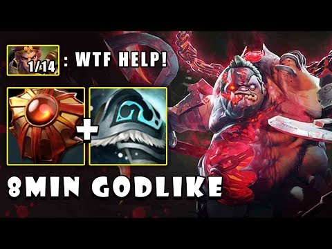 How To Play Pudge with 8MIN GODLIKE and Deleted Monkey King Mid FullGame Dota 2 7.22e