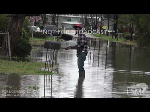 2 22 19 Greenville, MS Aerial And Ground Views Of Flash Flood Multiple Streets Flooded