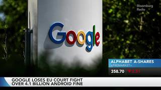 Google Loses EU Antitrust Fight; Softbank Moves on Computing Power | Stock Movers