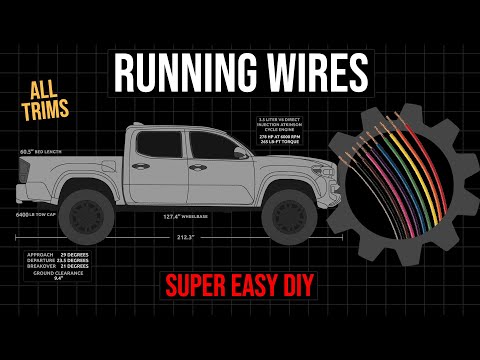 Run Wires from Cab to Engine Bay on Your Tacoma