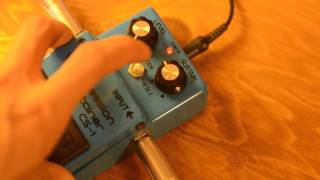 Video thumbnail for 1980 BOSS - CS-1 Compression Sustainer guitar TEST by ANTENNA565