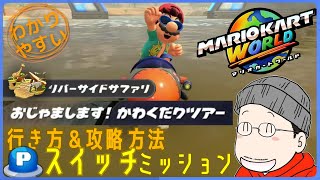 『おじゃまします！かわくだりツアー』Pスイッチの行き方＆完全攻略プレイ｜マリオカートワールド