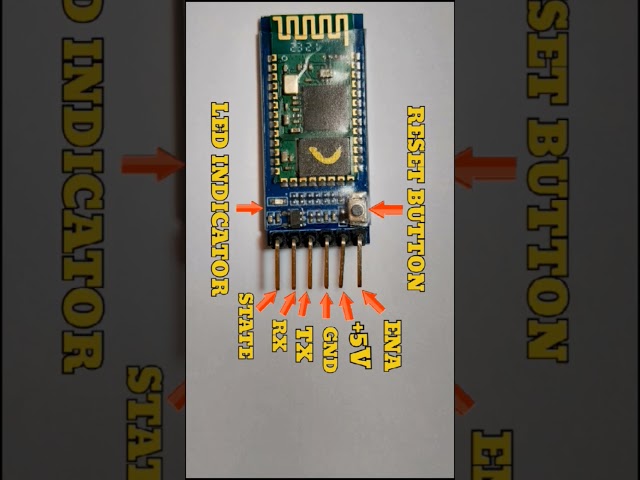 Vídeo relacionado con 5pcs HC-05 Integrated Bluetooth Module Wireless Serial Port Module HC05