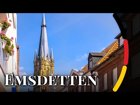 Emsdetten, Germany 🇩🇪 | 4K Drone and Walking Tour – North Rhine-Westphalia Town Experience