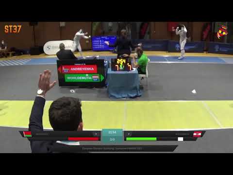 European Olympic Qualifiers 2021 SWF - L16 - Andreyenka BLR v Wohlgemuth AUT