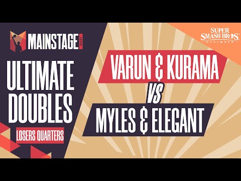 varun/Kurama vs Myles/Elegant - SSBU Doubles: Top 8 Losers Quarterfinals - Mainstage 2021