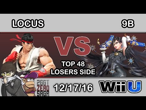 2GGT: ZeRo Saga - UBCEA | Locus (Ryu) Vs. 9B (Bayonetta) Top 48 - Smash Wii U