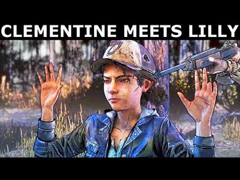 Clementine Meets Lilly In The Woods - The Walking Dead Final Season 4 Episode 2 (Telltale Series)
