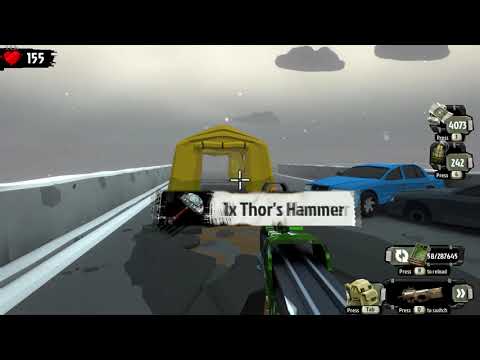 How to pick up a Thor's hammer in 'Walking Zombie 2' encounter
