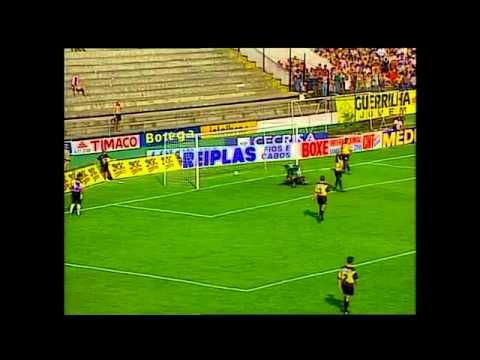 Gol da vitoria contra o palmeiras pela Serie A de 1996
