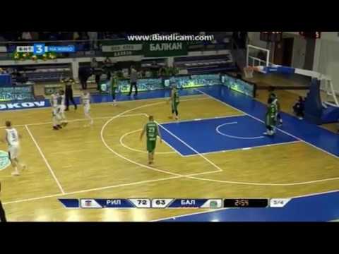 Brandown Brown with a fantastic BEHIND the BACK dribble and finish (Rilski-Balkan 28.12.2019)