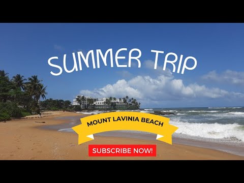 Mount Lavinia Beach! ⛱️ #mountlaviniabeach