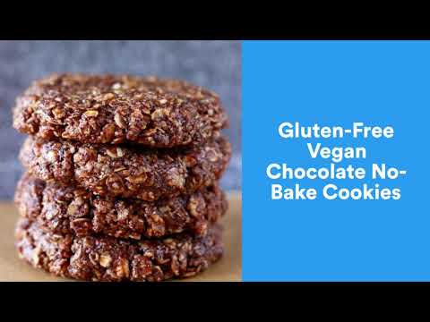 Gluten-Free Vegan Chocolate No-Bake Cookies