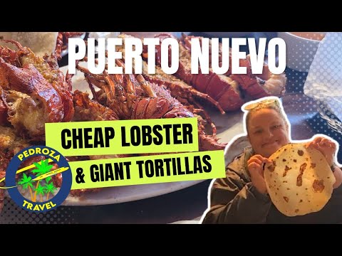 Driving into Rosarito and Puerto Nuevo in Baja California, Mexico