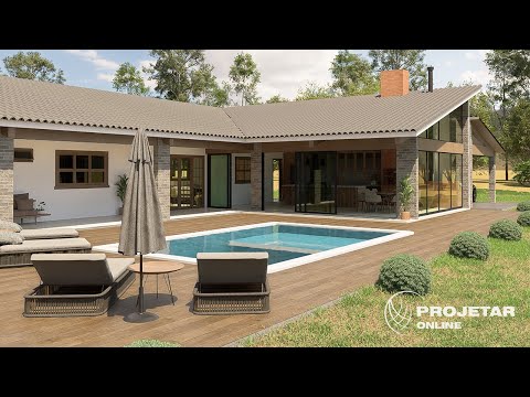 L-shaped Country House P483 - Buy in Description