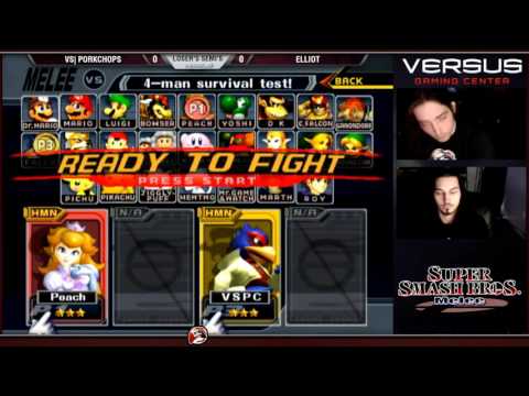 Versus Melee Weekly 12/20/15 - Losers Semis - VS|PorkChops (Falco) vs Eliott (Peach)