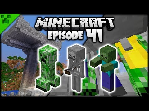 The Minecraft MOB DROP TRAP Farm! | Python's World (Minecraft Survival Let's Play) | Episode 41