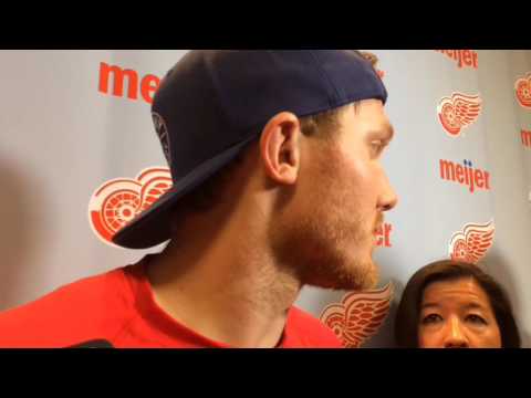 Red Wings' Gustav Nyquist breaks down his two goals