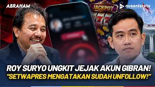 Roy Suryo Ungkit Akun Gibran Pernah Follow Situs Judol: Setwapres mengatakan Sud
