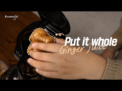 Mach es ganz! Machen Sie gesunden Ingwer-Zitronensaft🍋💚 | Kuvings Slow Juicer REVO830