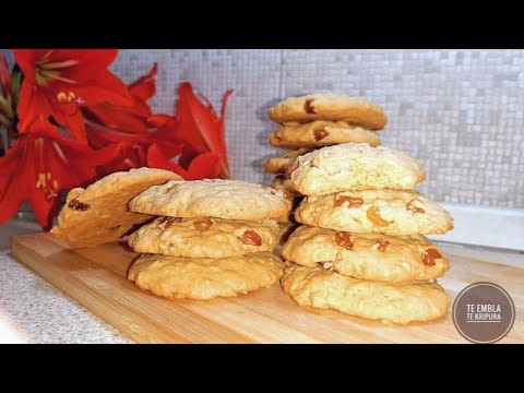 Video thumbnail: Biskota me Tërshërë, Rrush të Thatë dhe Arra