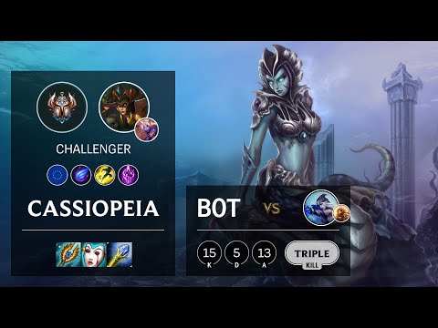 Cassiopeia Bot vs Ashe - EUNE Challenger Patch 10.16