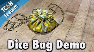 TCbH Home-made Reversable Dice Bag Demo #craftwednesday - Want a tutorial?
