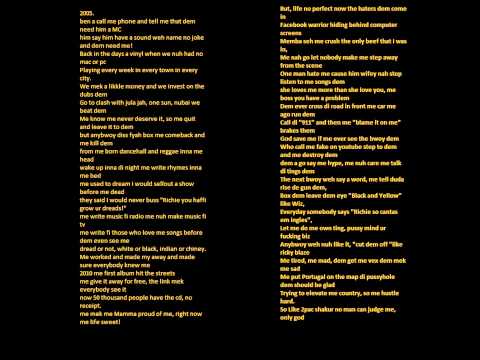 Richie Campbell Fyah Box Sound Triple Threat April 2012 Second Freestyle