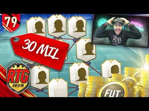 OMG MOST OVERPOWERED FIFA SQUAD EVER *30 MIL COINS* - FIFA 19 Ultimate Team RTG #79