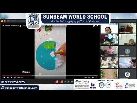 Live interactive class at Sunbeam World School