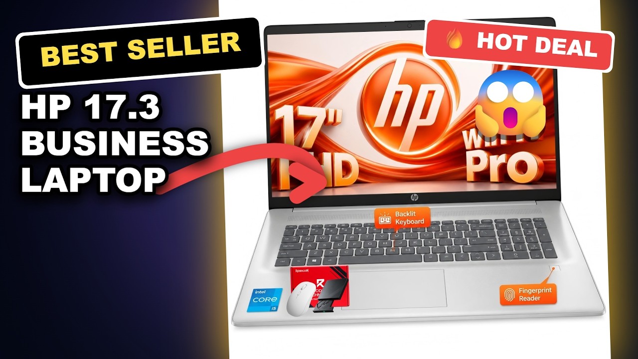 HP 17.3 Business Laptop Tested: 10-Core Intel 7 Powerhouse Review