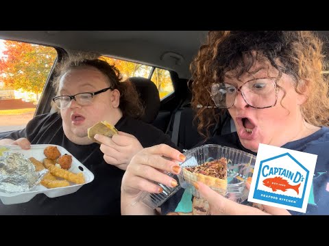 Crystal and cousin Gem review Captain D’s